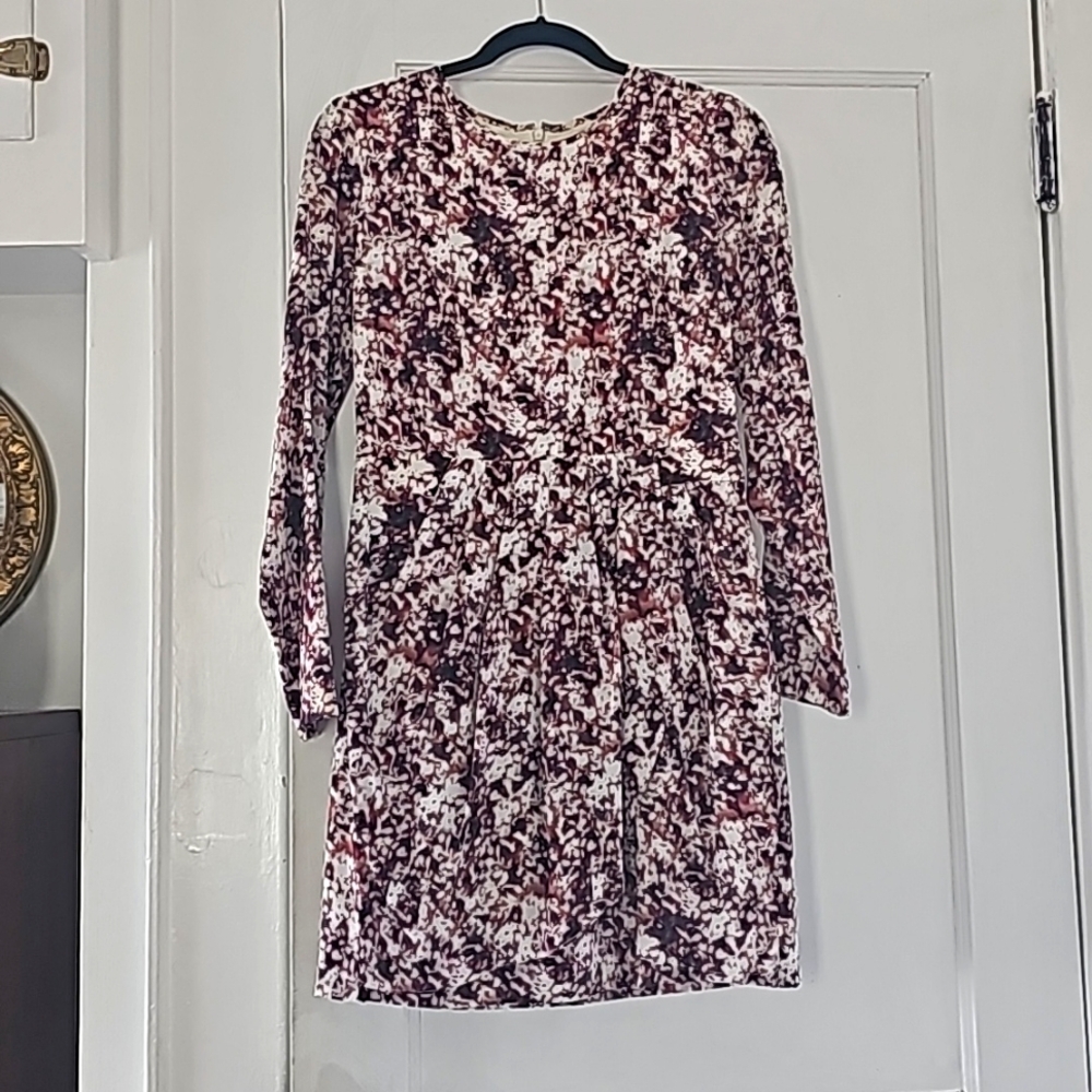 Club Monaco silk dress 6 floral